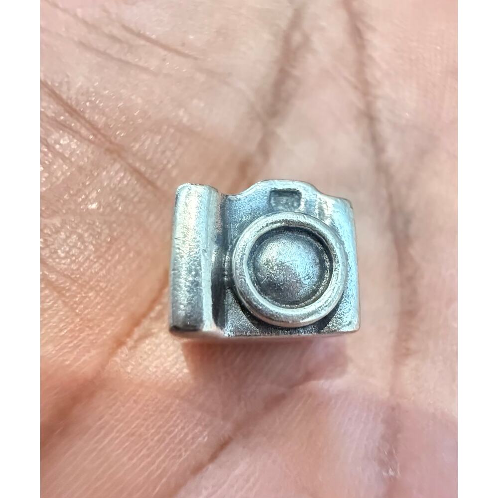Authentic Pandora Retired Camera Charm Sterling Silver S925 ALE Photography Bead